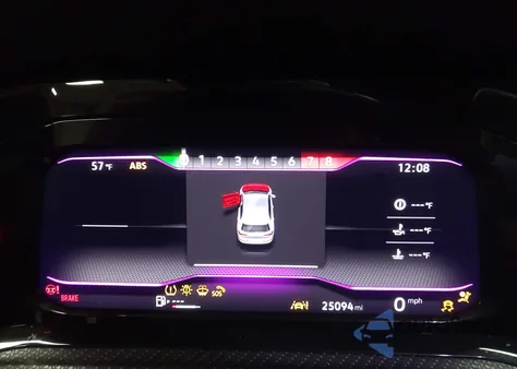 2024 Volkswagen Golf R 2.0T from USA, damaged, VIN WVWEB7CD6RW215450